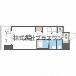 プレサンス松屋町ファステの物件間取画像